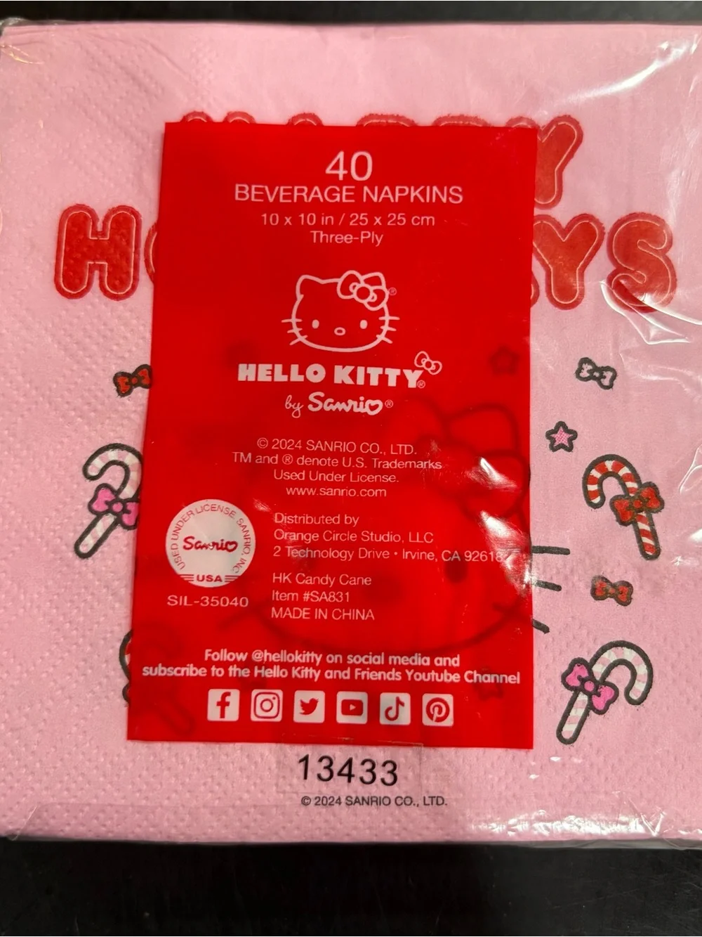 Hello Kitty pink hello